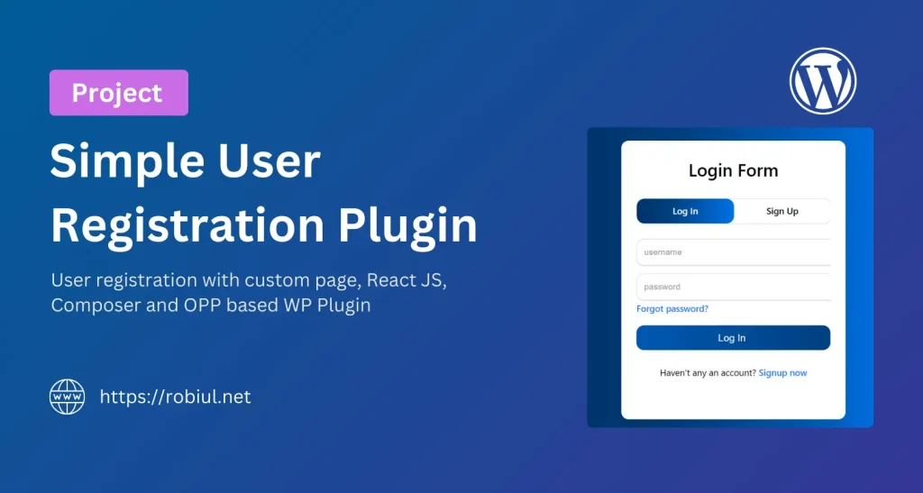 Simple-user-registration-with-custom-page